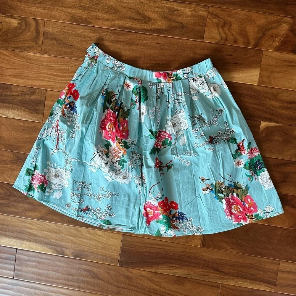 Floral Flare Midi Skirt NWT size 2XL